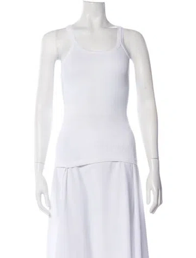 Pre-owned Re/done X Hanes Crew Neck Sleeveless Top W/ Tags In White
