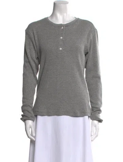 Pre-owned Re/done X Hanes Crew Neck Sweater W/ Tags In Gray