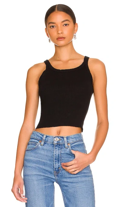 RE/DONE X HANES CROPPED RIB TANK