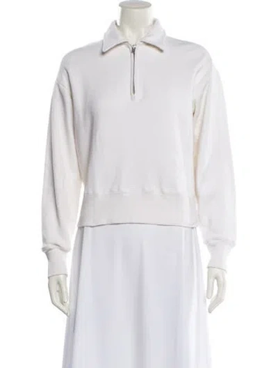 Pre-owned Re/done X Hanes Long Sleeve Sweatshirt In White