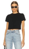 Re/done X Hanes Micro Tee In Black