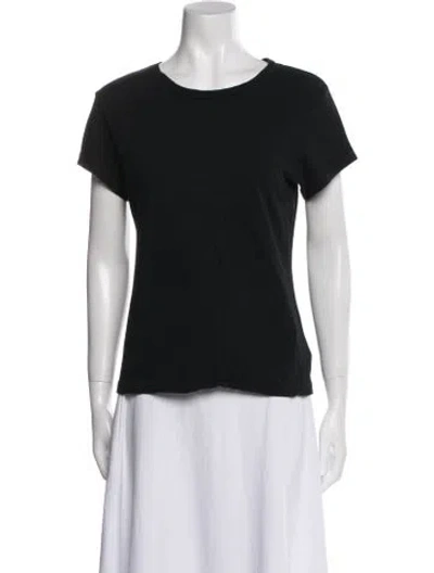 Pre-owned Re/done X Hanes Scoop Neck Short Sleeve T-shirt In Black