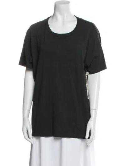 Pre-owned Re/done X Hanes Scoop Neck Short Sleeve T-shirt W/ Tags In Gray