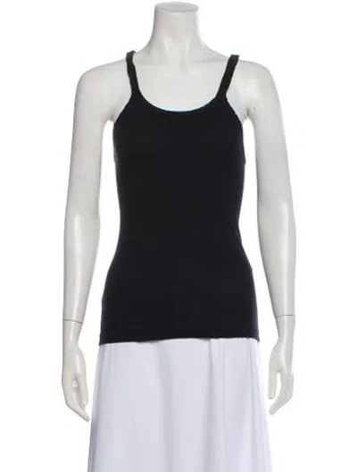Pre-owned Re/done X Hanes Scoop Neck Sleeveless Top In Black