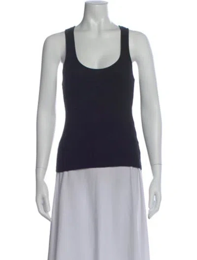 Pre-owned Re/done X Hanes Scoop Neck Sleeveless Top In Black