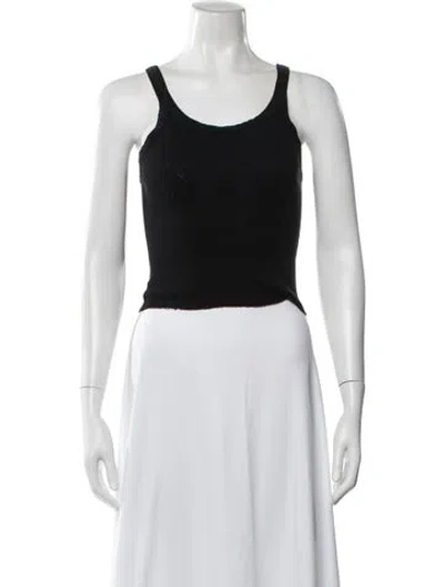 Pre-owned Re/done X Hanes Scoop Neck Sleeveless Top In Black