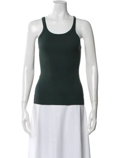 Pre-owned Re/done X Hanes Scoop Neck Sleeveless Top In Blue