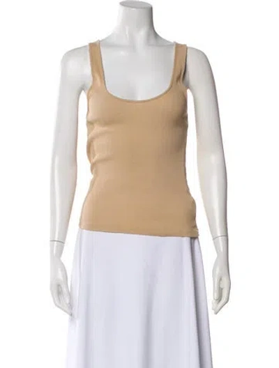 Pre-owned Re/done X Hanes Scoop Neck Sleeveless Top In Neutral