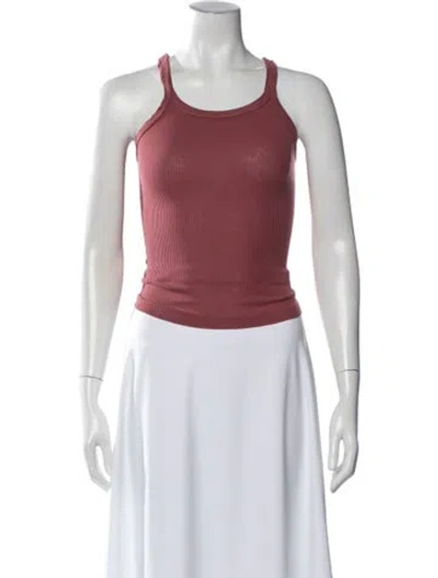 Pre-owned Re/done X Hanes Scoop Neck Sleeveless Top In Pink