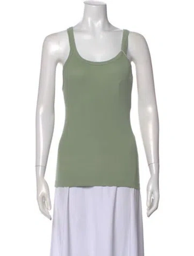 Pre-owned Re/done X Hanes Scoop Neck Sleeveless Top W/ Tags In Green