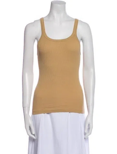 Pre-owned Re/done X Hanes Scoop Neck Sleeveless Top W/ Tags In Neutral