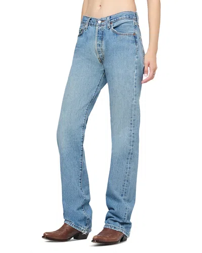Re/done X Kaia Edit Levi's Mica Jeans In Indigo In Blue