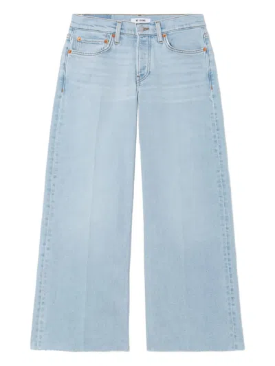 Re/done X Levi's Mid-rise Jeans In Blue