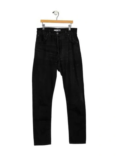 Pre-owned Re/done X Levi's High-rise Skinny Leg Jeans In Black