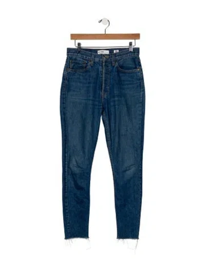 Pre-owned Re/done X Levi's Mid-rise Skinny Leg Jeans In Blue