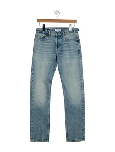 Pre-owned Re/done X Levi's Mid-rise Straight Leg Jeans W/ Tags In Blue
