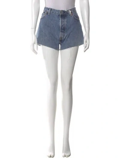 Pre-owned Re/done X Levi's Mini Shorts In Blue
