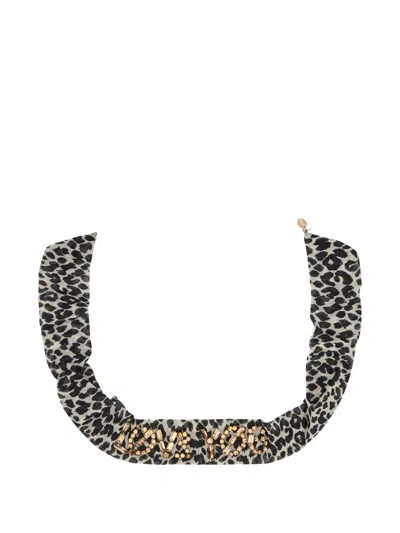 Redv Animal-print Embellished Headband In Multi