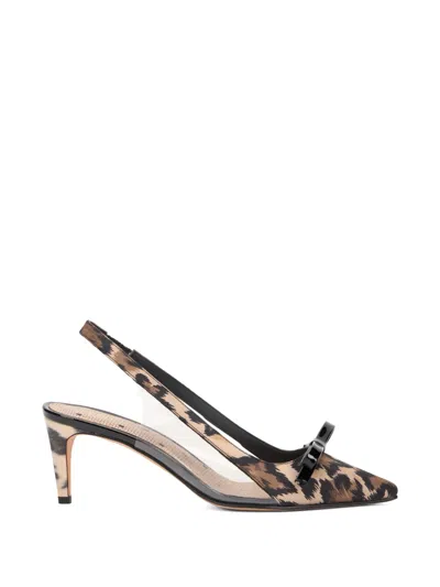 Redv Bow Animal Print Pumps In Multi