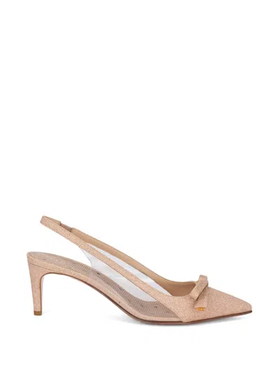 Redv Bow Pumps In Gold
