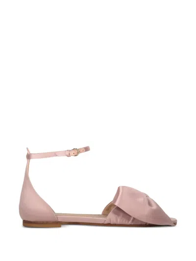 Redv Bow-detail Ankle-strap Sandals In Pink