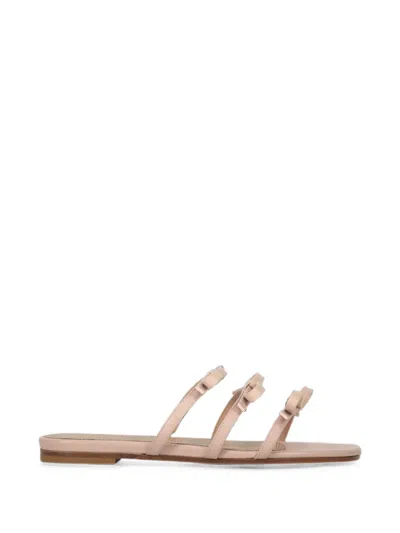 Redv Bow-detail Triple-strap Sandals In Rosa