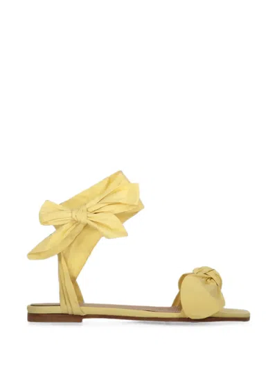 Redv Bow-detail Wrap-around Sandals In Gelb