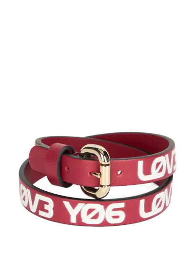 Redv Buckle Bracelet In Red