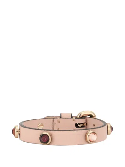 Redv Buckle Embellished Bracelet In Pink