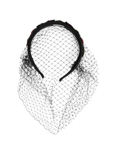 Redv Bug-beaded Headband In White