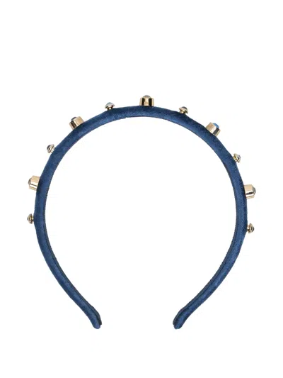 Redv Embellished Headband In Blue