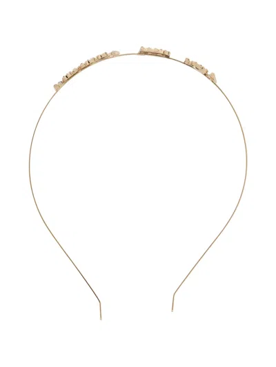 Redv Embellished Headband In Gold