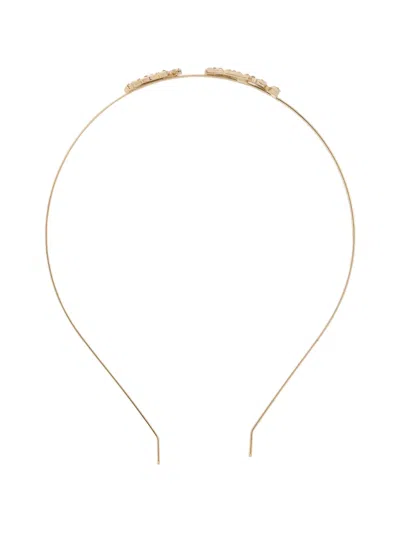 Redv Embellished Headband In Gold