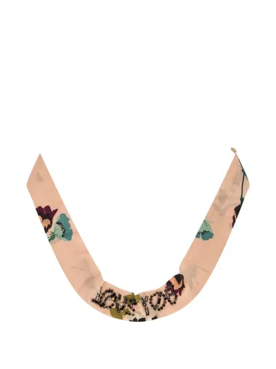 Redv Floral Beaded Necklace In Multi