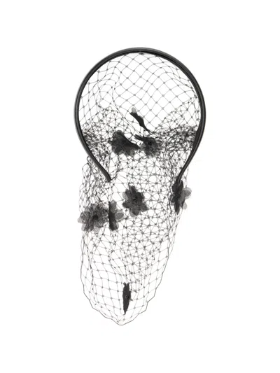 Redv Floral Net Hairband In Gray