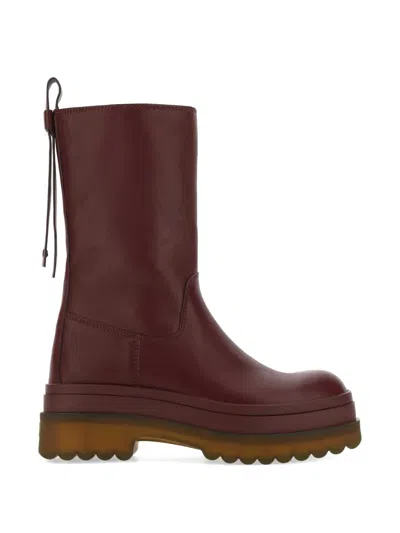 Redv Leather Boots In Multi