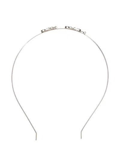 Redv Lettering Headband In Silver