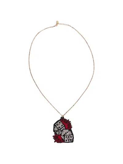 Redv Lobster Clasp-fastening Necklace In Pattern
