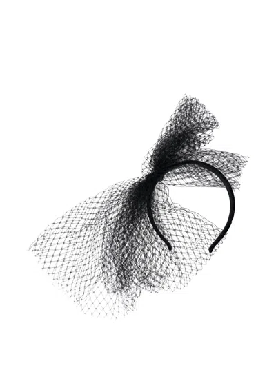 Redv Netted Headband In Black