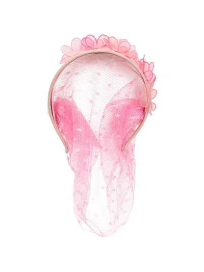 Redv Polka-dot Floral Hair Accessory In Pattern