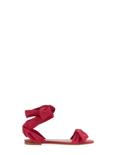Redv Red (v) Knot Me Up Sandal In Fuchsia