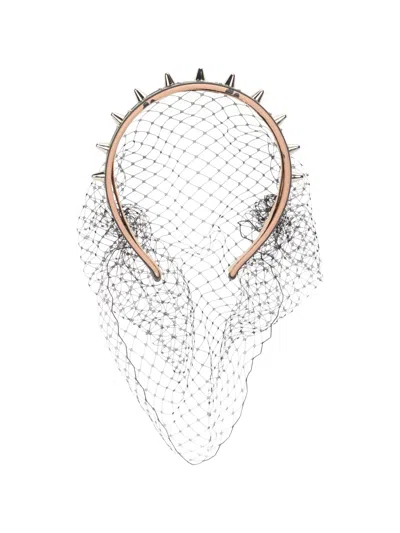 Redv Spiked Floral Hairband In Neutral