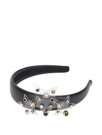 Redv Star Embellished Headband In Black
