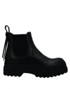 Redv Red(v) Woman Ankle Boots Black Size 10 Soft Leather In Black