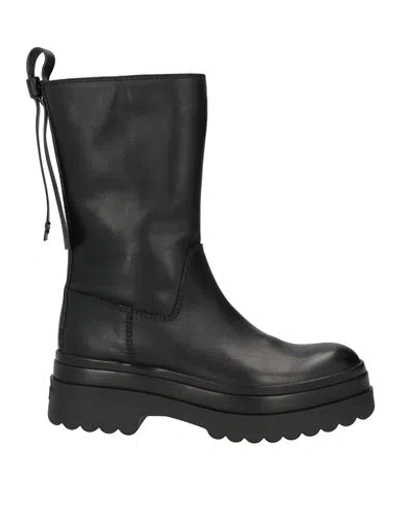 Redv Red(v) Woman Ankle Boots Black Size 7 Leather