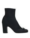Redv Red(v) Woman Ankle Boots Black Size 8 Textile Fibers In Black