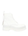 Redv Red(v) Woman Ankle Boots White Size 5 Soft Leather In White
