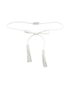 Redv Red(v) Woman Belt White Size M Leather In White