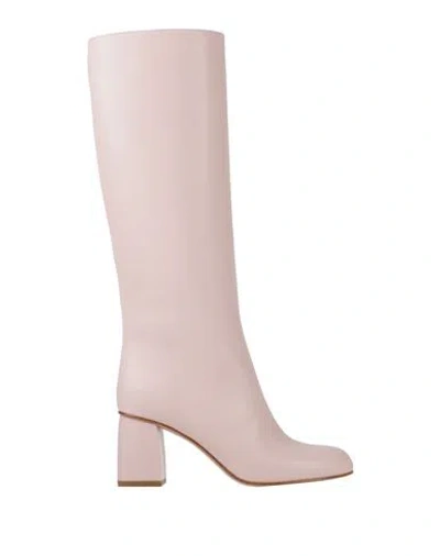 Redv Red(v) Woman Boot Pink Size 6.5 Leather In Pink