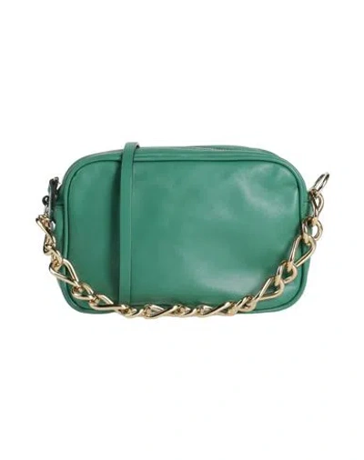 Redv Red(v) Woman Cross-body Bag Green Size - Leather In Green